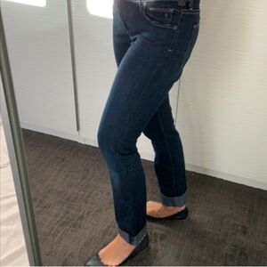 Citizen of Humanity Ava  jeans, low rise straight leg, 27, inseam 31/32"